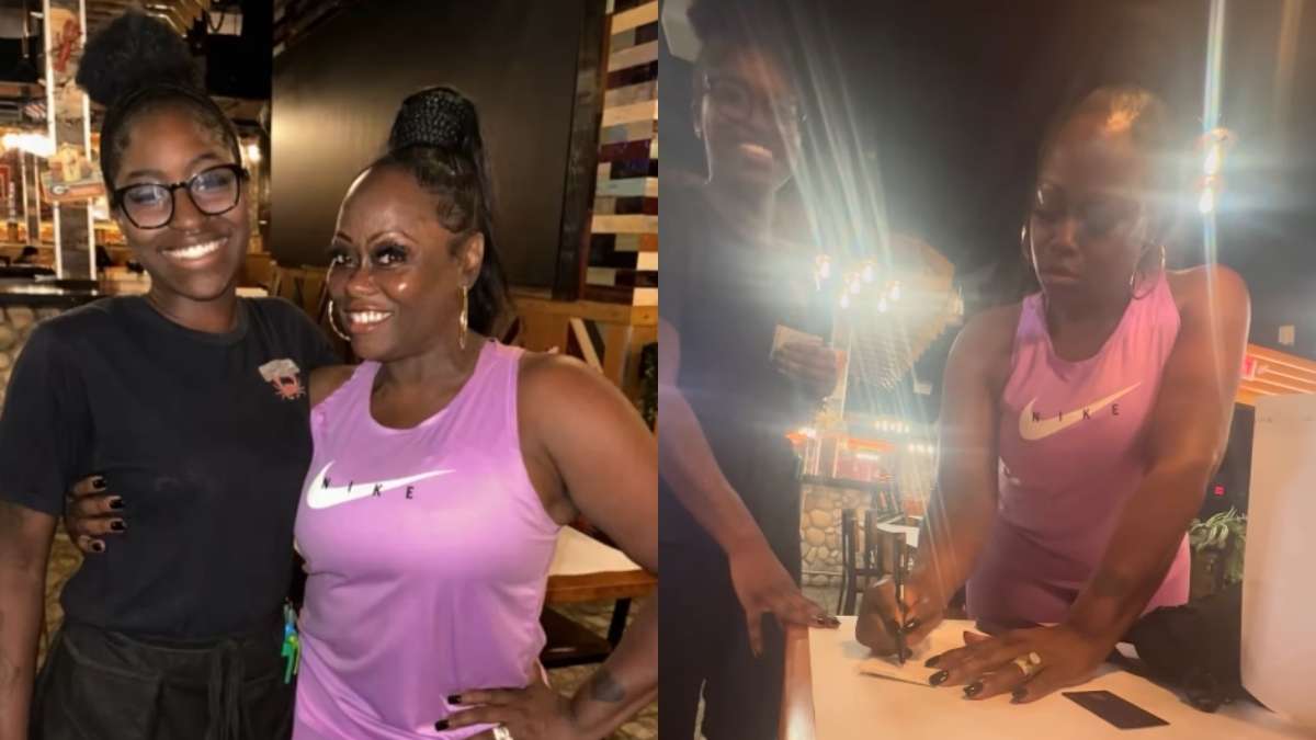 R&B Star Tamika Scott Surprises Waitress With $700 Tip For Being Kind At A US Restaurant
