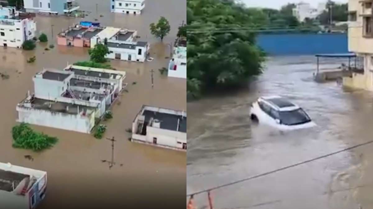 Telangana: Heavy Rains Trigger Flash Floods; 1 Dead, Several Missing & Over 900 Rescued