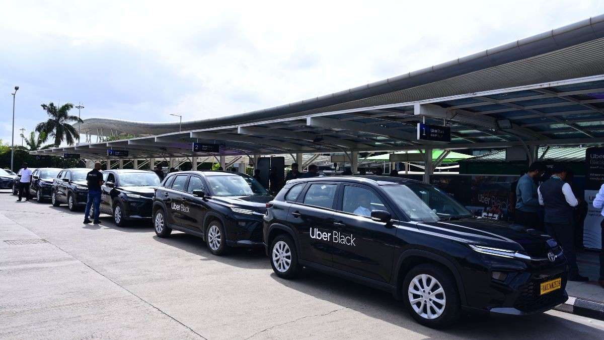 Bengaluru Airport Now Has India’s 1st Uber Black Pickup Zone With Charging Stations, Staffed Kiosks & More