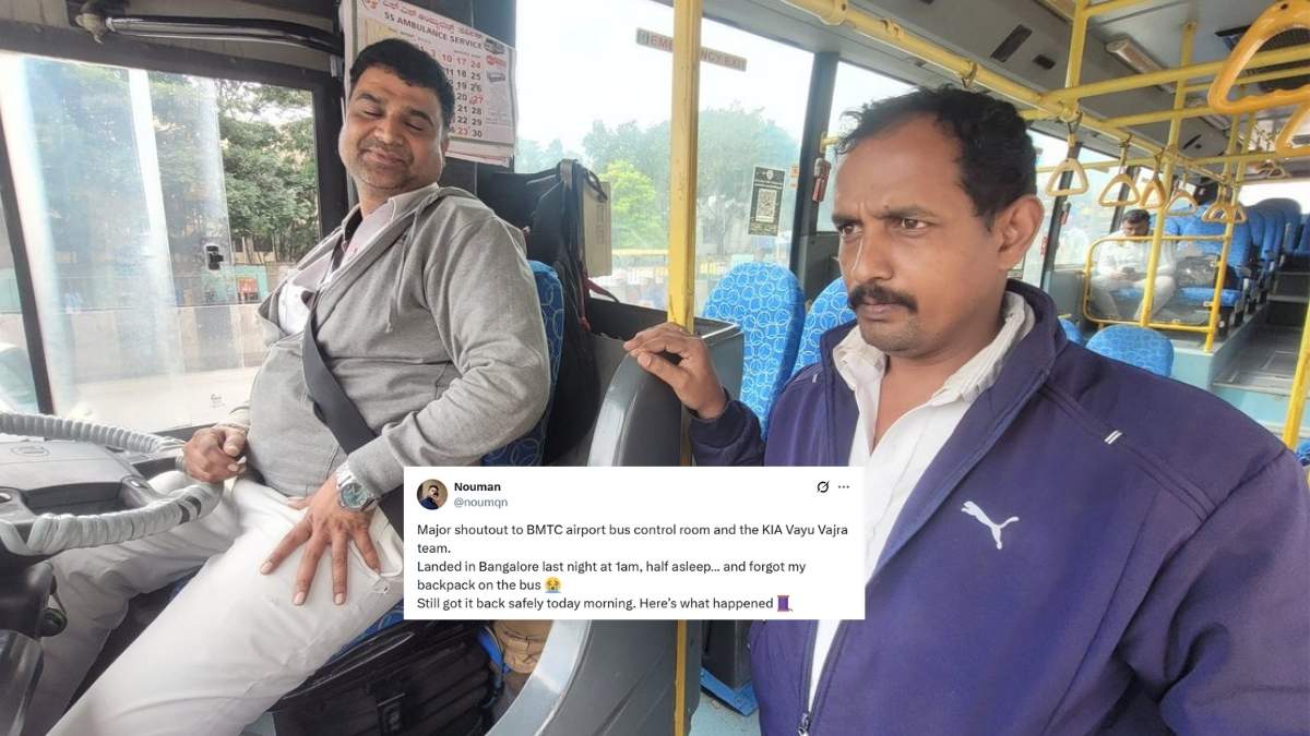 “Didn’t Expect It To Be Smooth,” Bengaluru Man Reveals How BMTC Traced His Lost Handbag On Airport Bus