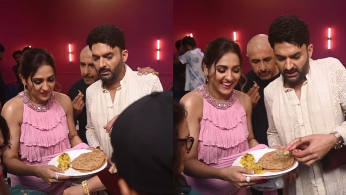 After Pack Up, Kapil Sharma And Team Dig Into Parathas Brought By Neeti Mohan’s Mother