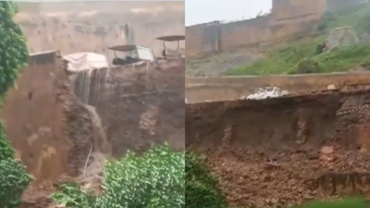 Jaipur: 200-Foot Wall Of Amer Fort, Built In 1976, Collapses After Heavy Rains