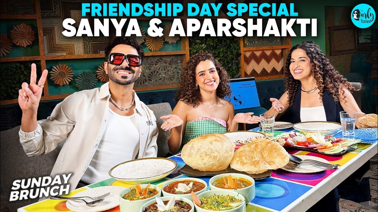 Rajma Chawal & Chhole Bhature with Aparshakti Khurana & Sanya Malhotra