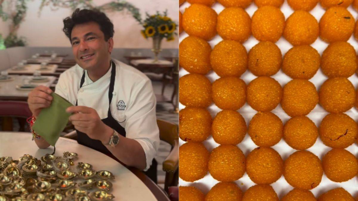 Raksha Bandhan At Bungalow: Vikas Khanna Honours Late Sister With Brass Diyas & Her Fave Motichoor Ladoos