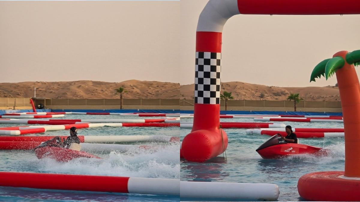 Experience The Thrill Of Water Karting In The Midst Of Sharjah Desert At This New Venue!