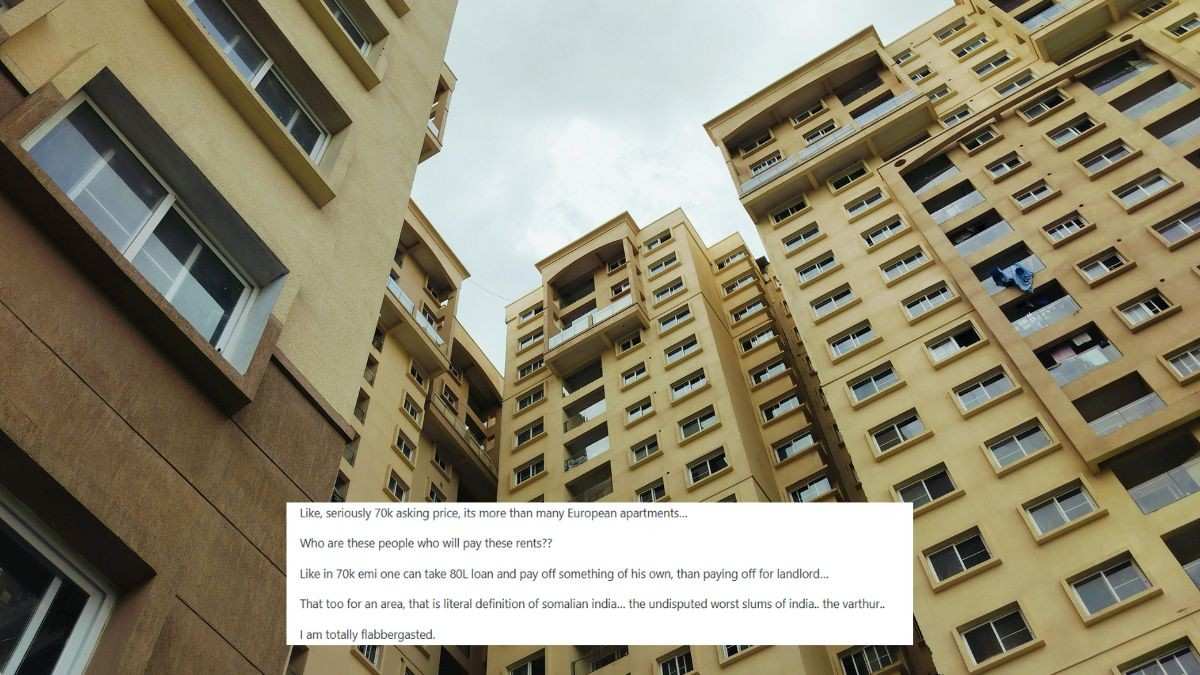 “Absurdity At Peak,” Bengaluru 2BHK With ₹70k Rent & ₹5 Lakh Deposit Leaves Redditors Divided