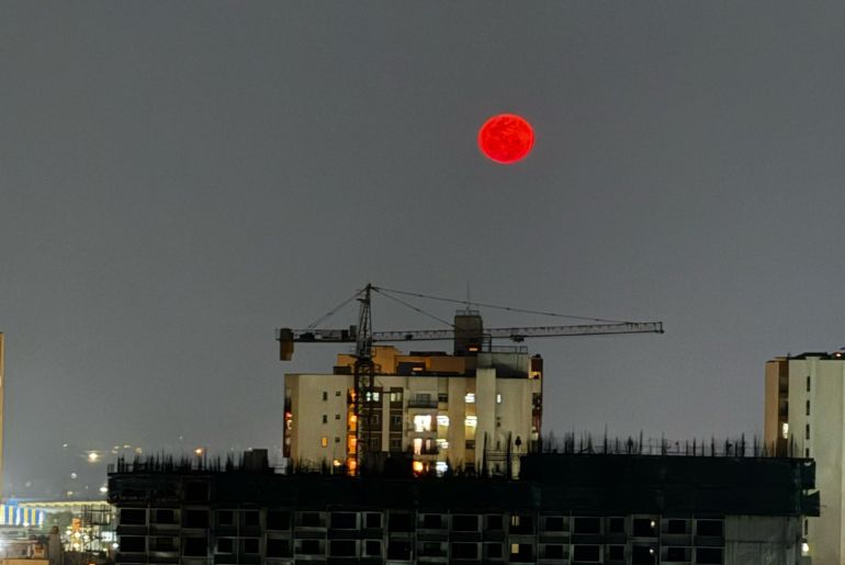 Blood Moon in India