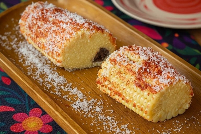 Corn-on-the-cob dessert