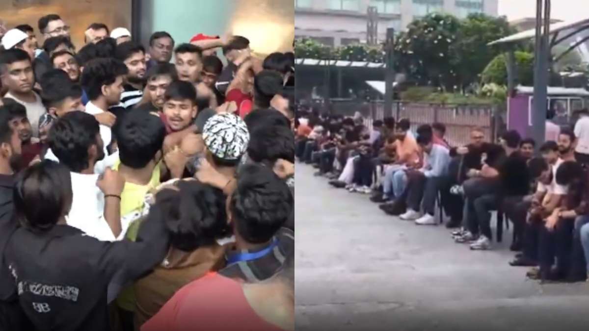 iPhone 17 Frenzy In India: Fist Fights Outside Mumbai’s BKC Store, Long Queues Before Sunrise In Delhi & More