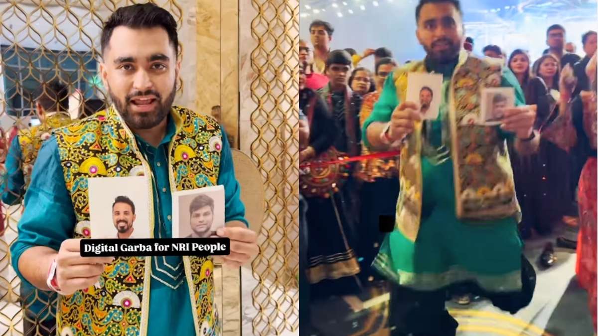 Creator’s ‘Digital Garba’ Service For NRIs Has Netizens In Splits; Internet Asks, “Where To Send Photos?”