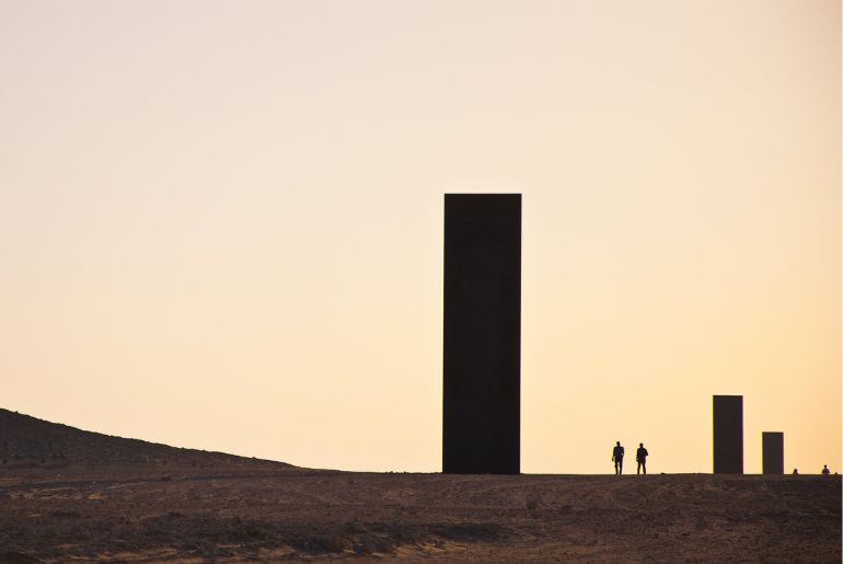East-WestWest-East By Richard Serra-Unique Places In The Middle East
