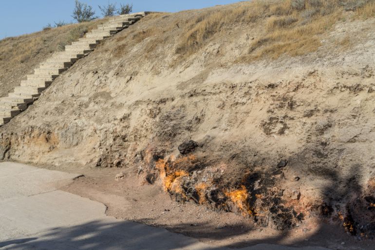Eternal Fire Of Yanar Dag-Unique Places In The Middle East