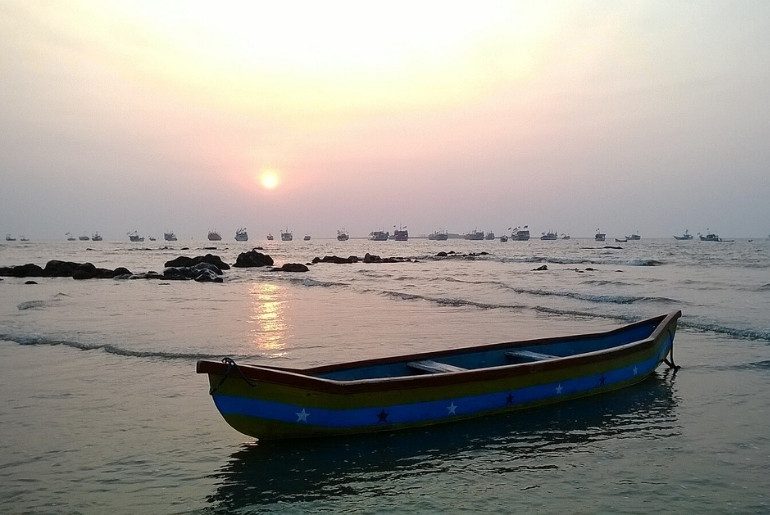 Gorai Beach Barricades