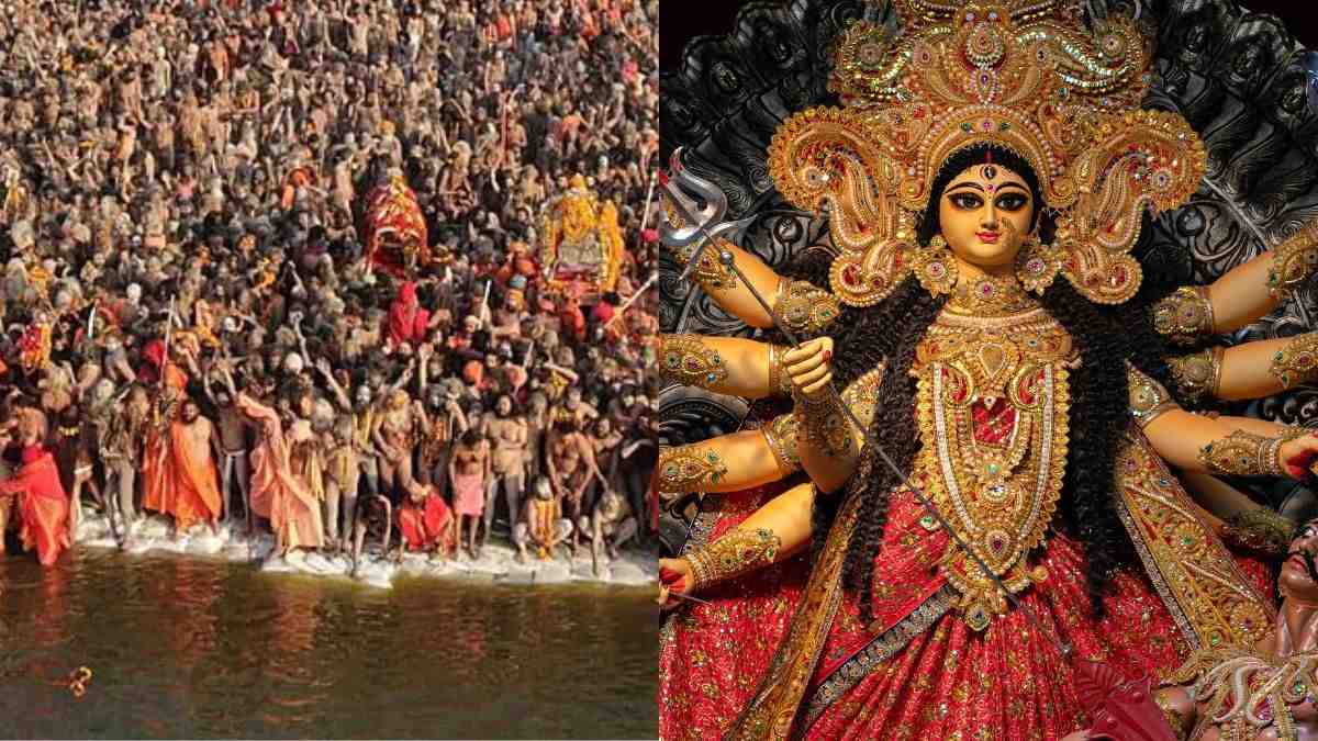 Lucknow’s Iconic Durga Puja Pandal Will Recreate Kumbh Mela 2025; Will Pay Homage To 13 Akharas