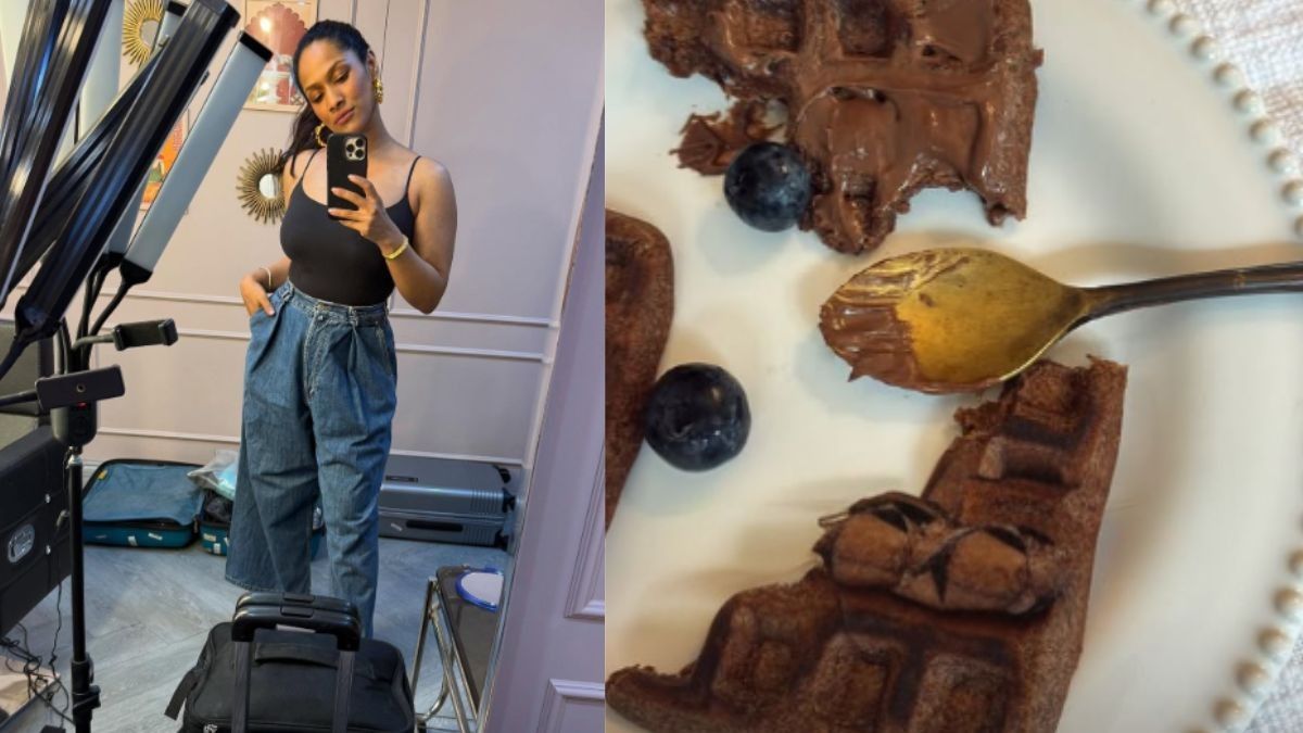 Masaba Gupta Enjoys Healthy Ragi Waffles With Chocolate Protein Spread; Here’s A Recipe You Can Try