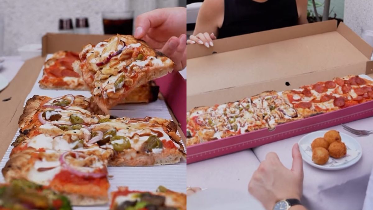 Stuff Your Face With 1 Metre Pizza In Dubai For Just AED89 At This Eatery!
