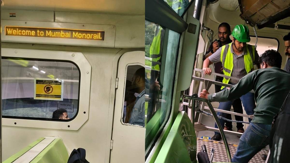 Mumbai Monorail Breaks Down Mid-Journey, 17 Commuters Rescued After Train Stalls Between Antop Hill And GTBN Station