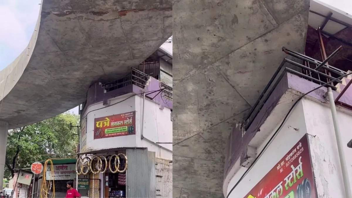 Nagpur’s ₹998-Crore Indora–Dighori Flyover Scarily Passes Through Home Balcony; Netizens Slam ‘Faulty Planning’