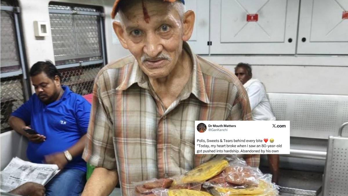 Abandoned By Daughter, 80-YO Man Sells Sweets On Chennai Train; His Story Sparks Online Outcry