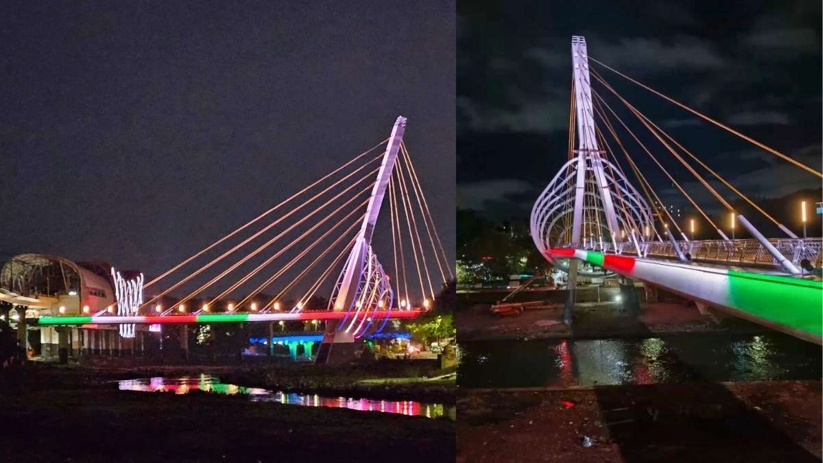 Pune Unveils Stunning Veena-Shaped, Cable-Stayed Metro Pedestrian Bridge Across Mula River