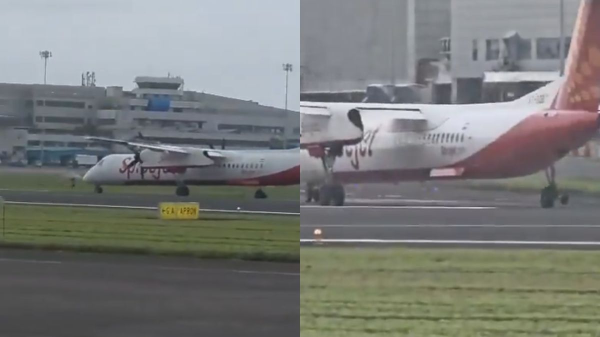 SpiceJet Flight Loses Wheel During Takeoff Leading To Mumbai Airport Declaring An Emergency; Here’s What Happened Next