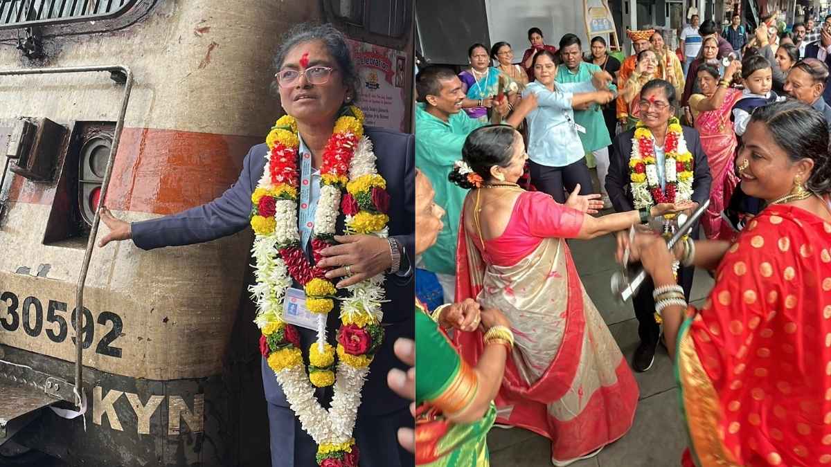 Asia’s 1st Woman Train Driver, Surekha Yadav Retires After 36 Yrs; Indian Railways Bids Farewell To The Trailblazer