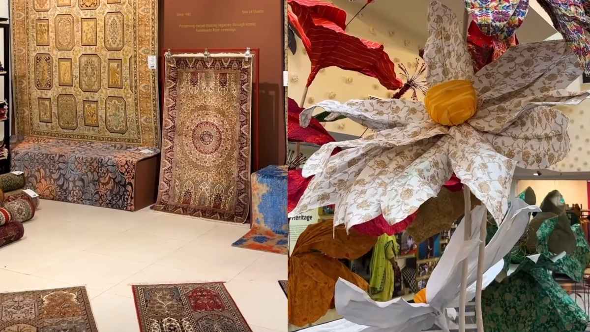 India’s First Handcrafted Mall, The Kunj, Opens in Delhi With a Canopy of 100 Sarees, Artisan Workshops & More