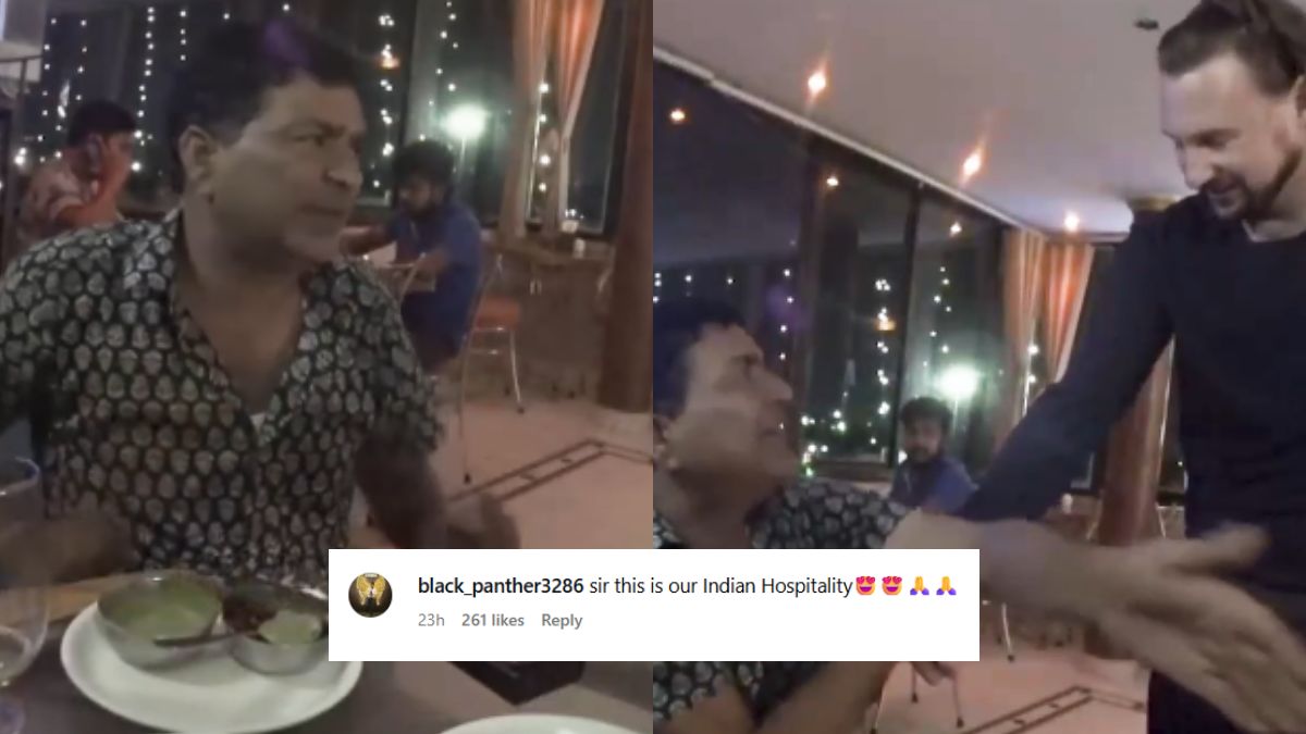 US Vlogger Shares Heartwarming Video Of Indian Man Paying For His Meal; Netizens: “This Is Our Indian Hospitality”