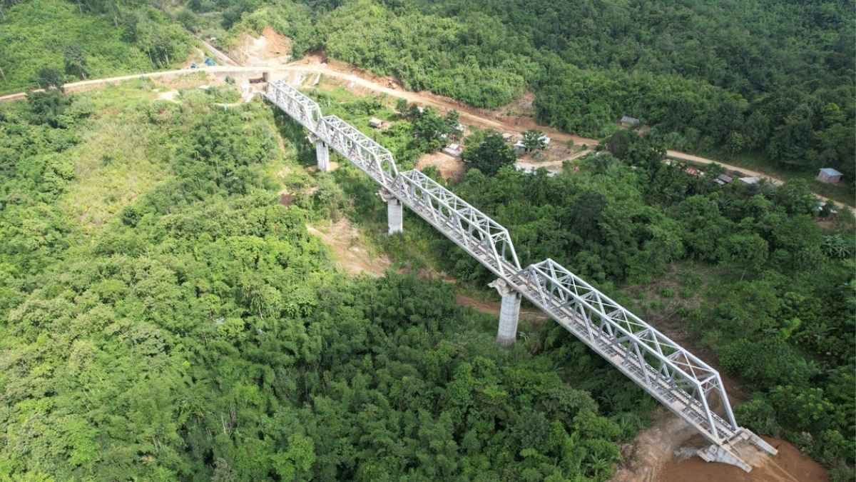 Bairabi–Sairang Railway Line: With 153 Bridges, 45 Tunnels, India’s 2nd Tallest Pier Bridge In Mizoram Is Stunning!