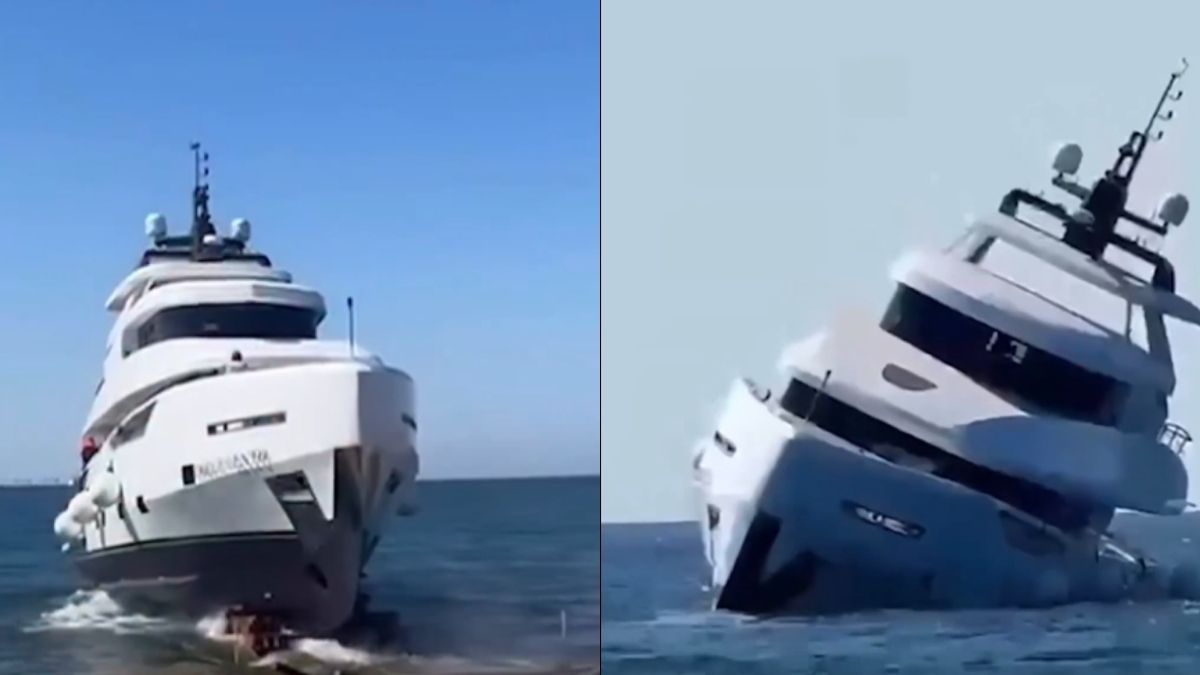 Video: $1 Million Luxurious Yacht Sinks Off Turkey Coast Just 15 Minutes After Launch