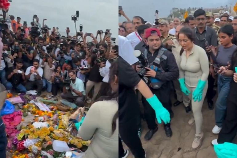 Akshay kumar clean-up drive