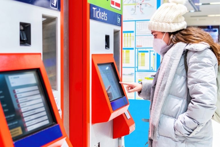 chennai metro ticket vending machine