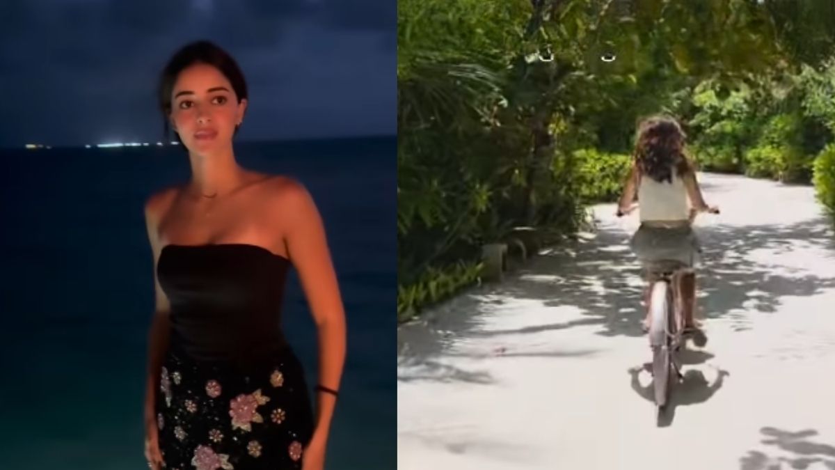 Ananya Panday Turns Travel Vlogger With 1st Vlog In The Maldives; Enjoys Croissant, Cycling And More