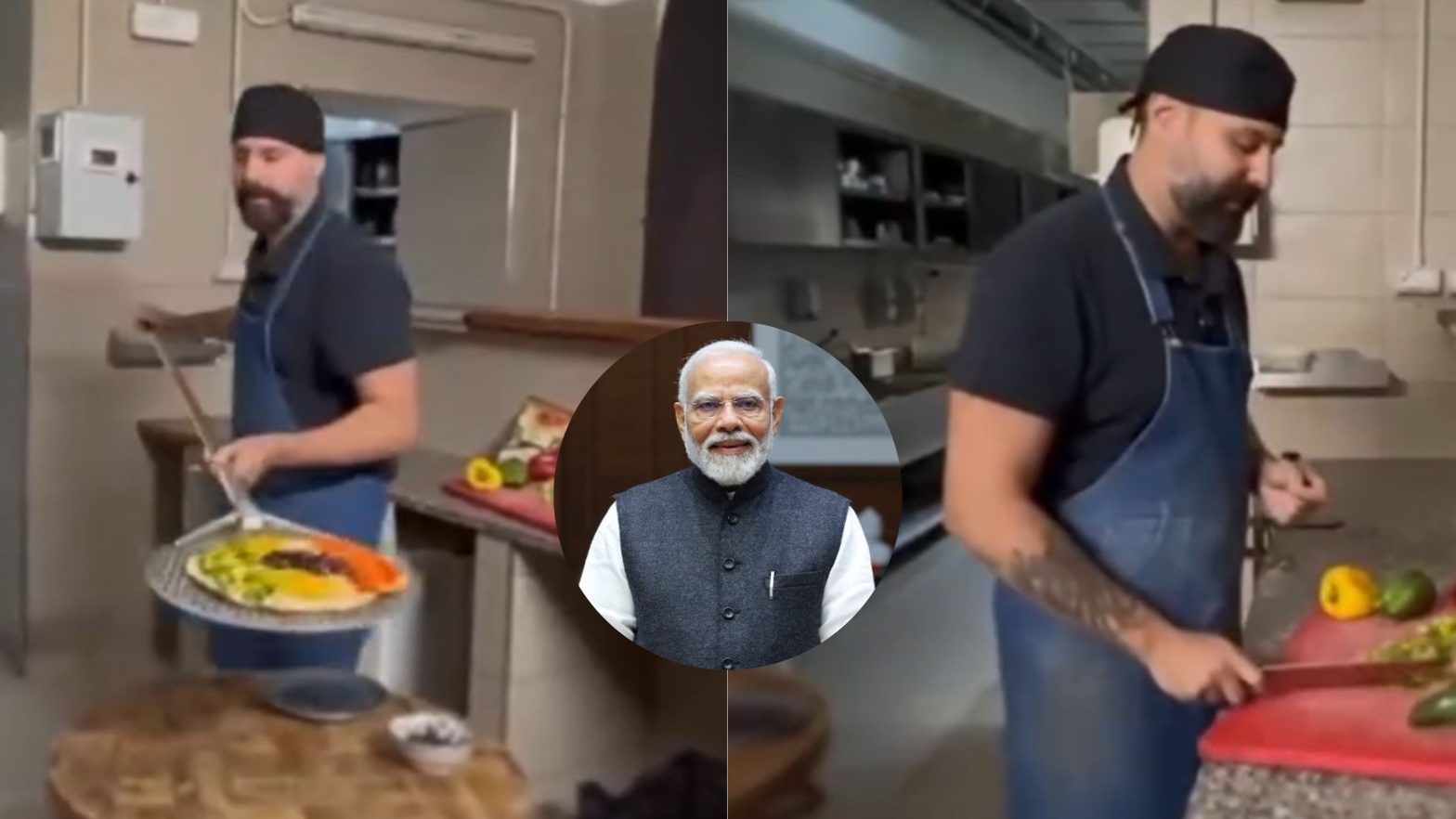 “Tanti Auguri Modi,” Italian Chef Wishes & Celebrates PM Modi’s 75th Birthday With Tricolour Millet Pizza