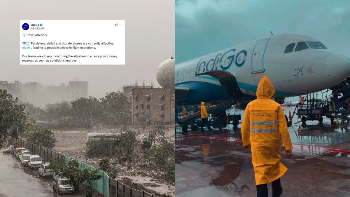 Delhi Rain: IndiGo, Air India & Other Airlines Issue Travel Advisories As Incessant Downpour Disrupts Air Travel