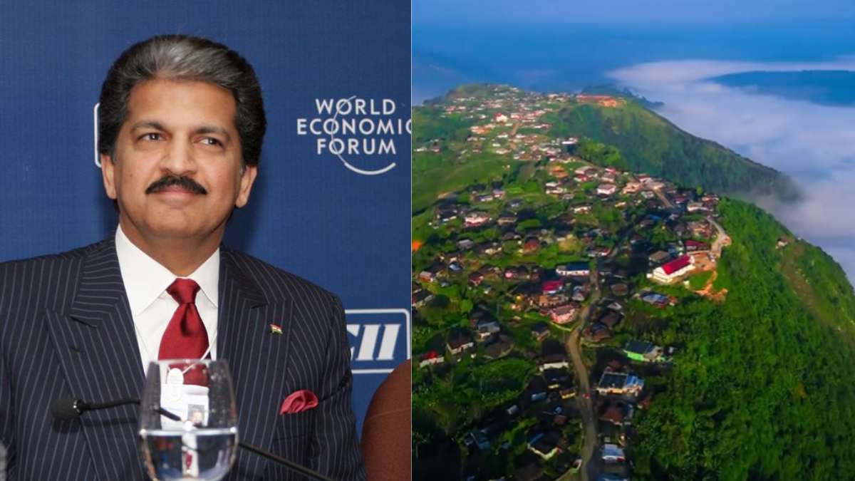 Anand Mahindra Discovers THIS Village In Meghalaya’s East Khasi Hills That Has Its Head In The Clouds