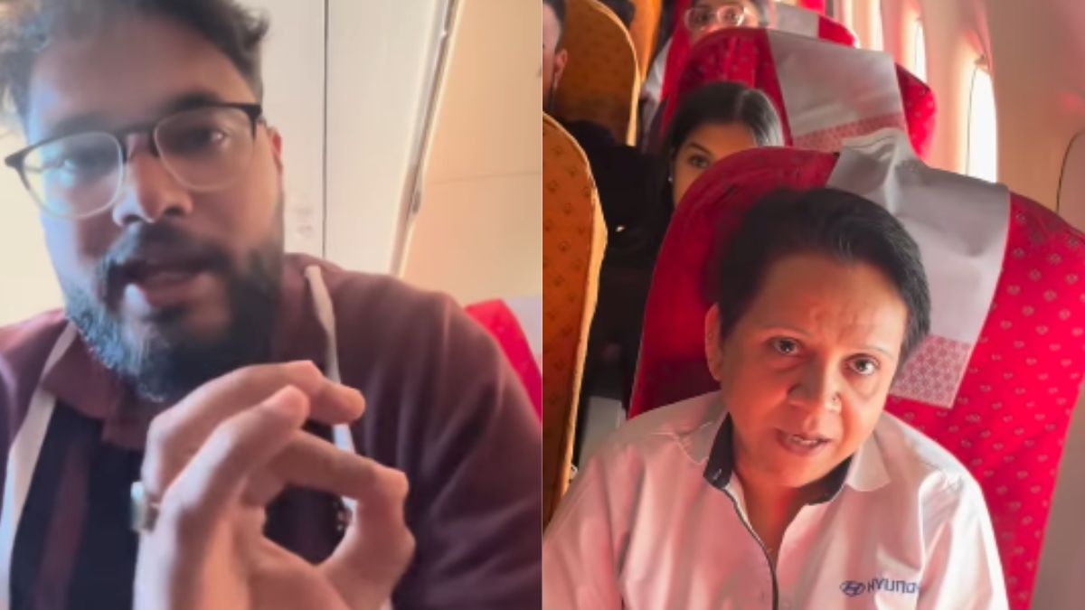 “If You’re Going To Mumbai, Speak Marathi,” Woman Threatens YouTuber On Air India Flight; Netizens React