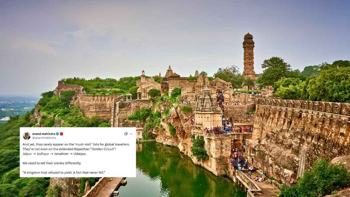 Anand Mahindra Highlights Two Underrated Rajasthan Forts That Deserve More Attention