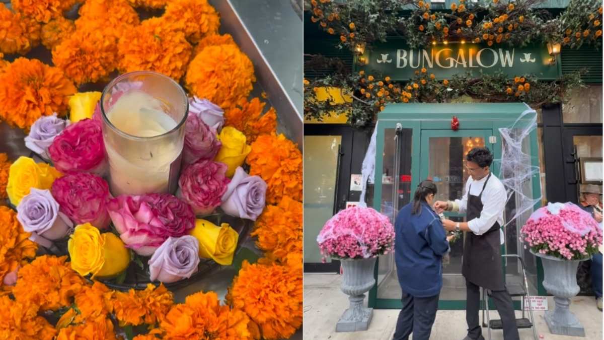 With Marigolds, Ganga Jal, And Diyas, Chef Vikas Khanna Celebrates Chhath Puja At New York Restaurant