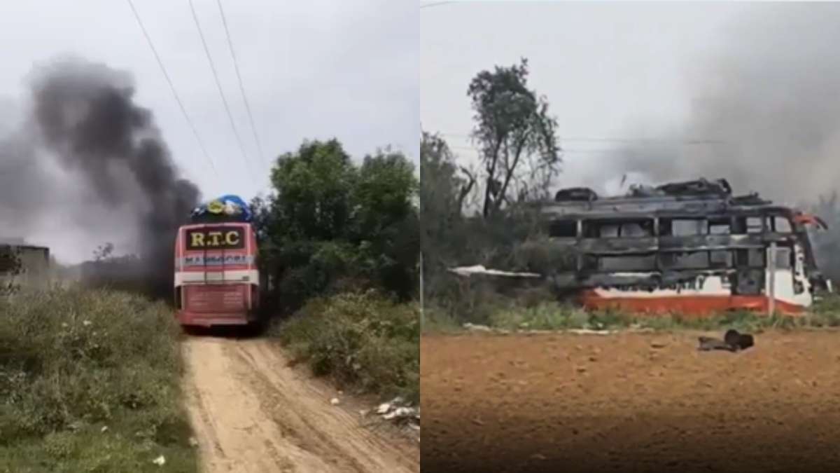 Rajasthan: 2 Dead, Several Injured After Bus Hits Live Power Lines & Catches Fire On Jaipur-Delhi Highway