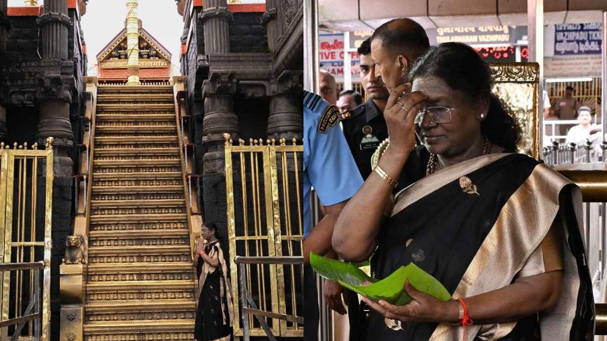 Droupadi Murmu Becomes 1st Woman President To Offer Prayers At Kerala’s Sabarimala Temple