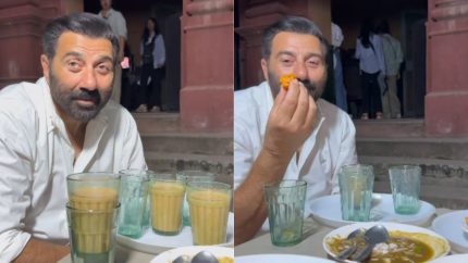 Sunny Deol Visits THIS Legendary 70-YO Tea Stall In Amritsar; Savours Paneer Pakoda, Samosa And Chai