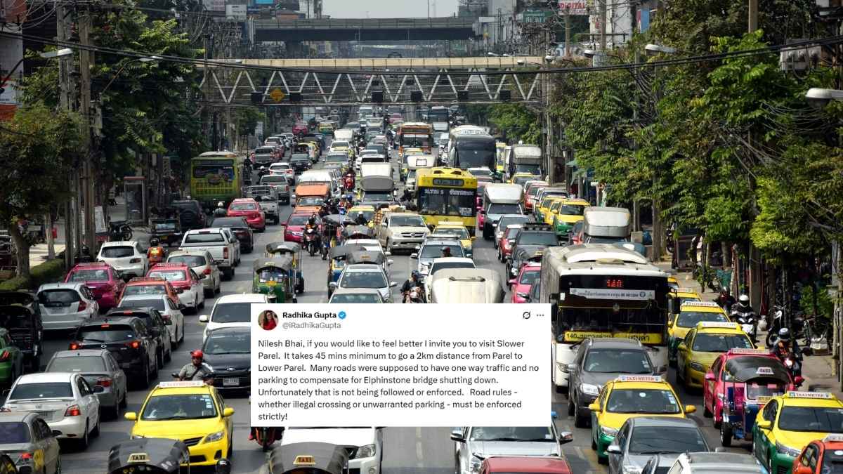 “45 Min For 2 Km,” CEO Flags Mumbai’s Traffic Nightmare In “Slower Parel”; Netizens: “It’s A Citywide Issue”