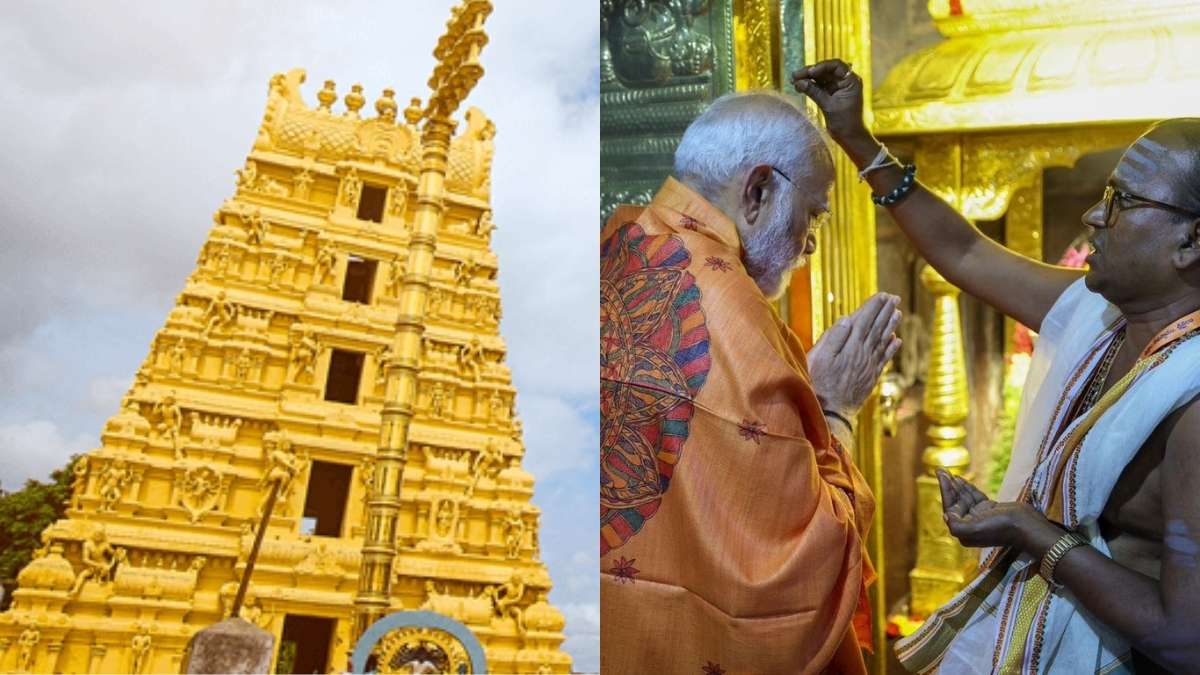 PM Modi Visits Andhra Pradesh’s Srisailam Temple, The Only Shrine With Both Shiva Jyotirlinga & Shakti Peetha