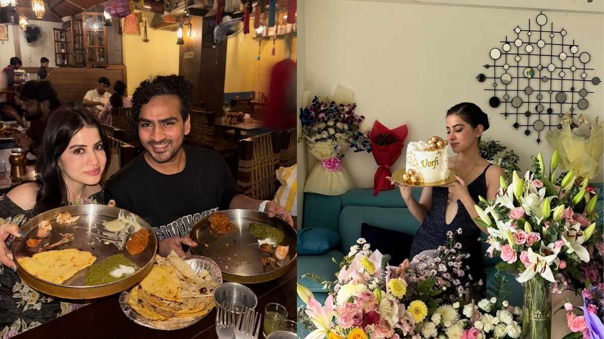 Uorfi Javed Has A Simple Birthday Celebration With Sarson Ka Saag, Makki Di Roti, And Pani Puri