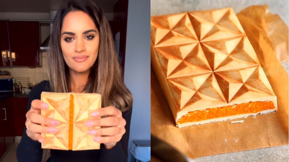 Gajar Ka Halwa Gets A Dubai Chocolate Twist! Food Creator Shares How To Make It At Home