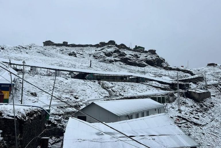 snowfall Sikkim