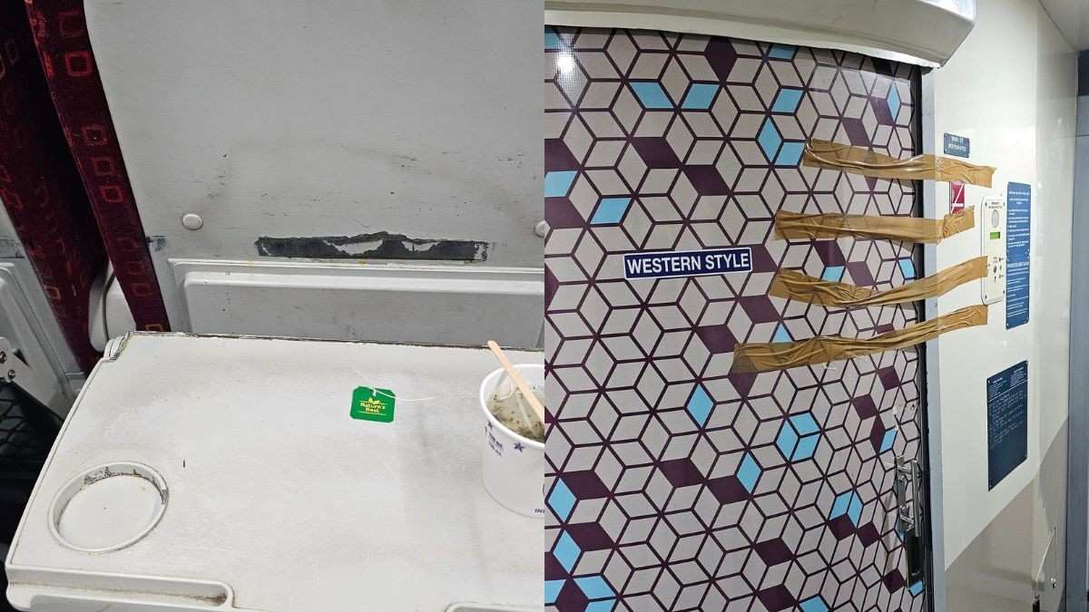 “Dirty Tables, Missing Hand Dryers,” Vande Bharat Train’s Condition Disappoints Passenger; Railways Responds
