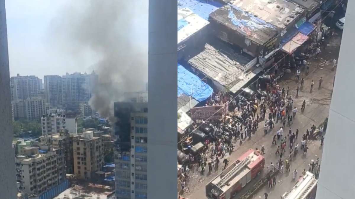 Mumbai: Massive Fire Erupts At A High-Rise Building In Jogeshwari West; People Trapped On Top Floor