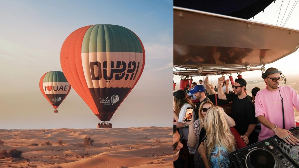 Dubai’s Party Scene Takes Flight With A Hot Air Balloon Experience With MRGOODALF And DJ Bliss